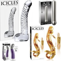 Erotické pomôcky zo skla, sexhračky s keramiky a hlinikove vibrátory v našom sex obchode. 