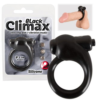 Vibračný krúžok "Climax black"