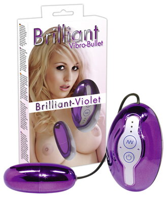 Vibračné vajíčko "Briliant-Violet"