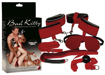 Bad Kitty "Bondage Set" červený
