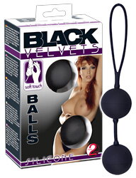 Black Velvets Balls Silicone