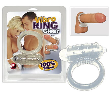 Vibračný krúžok "Vibro Ring Clear"