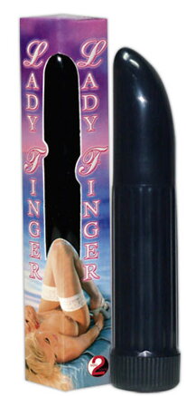 Vibrator "Ladyfinger" čierny