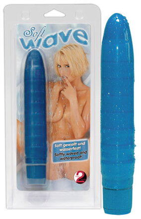 Vibrator »Soft Wave« modrý