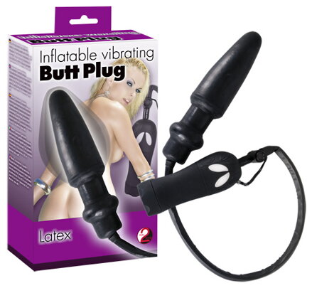 Inflatable Vibr. Plug Latex 