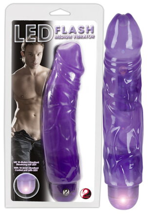 LED Flash Vibrator Medium